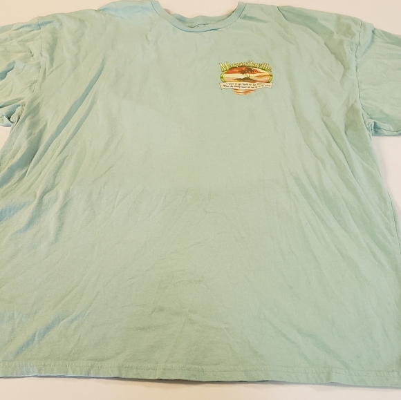 Light Green Jimmy Buffett Margaritaville Tee Shirt Size 3xl - Picture 1 of 5
